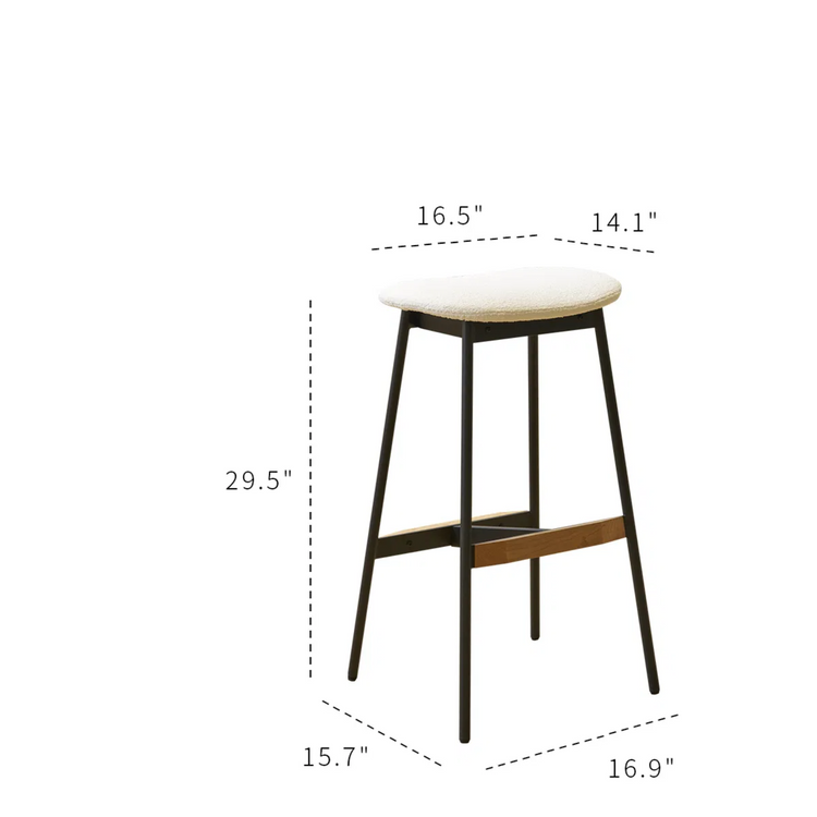 White Oak Barstool