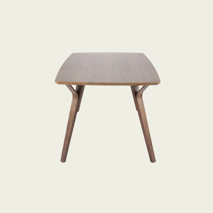 Mid-Century Modern Dining Table in Walnut Wood