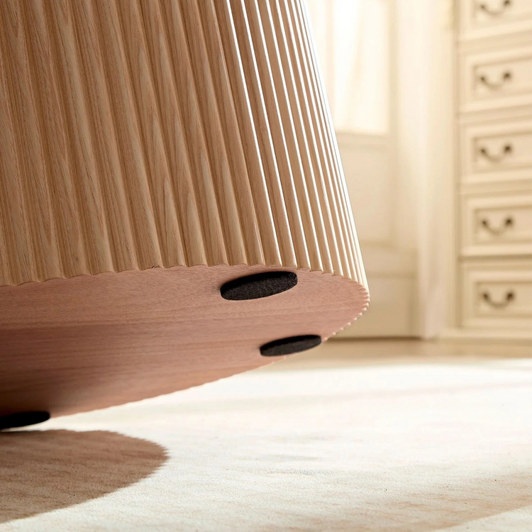 47,24 inch MDF Dining Table for Dining Room Round Dinner Tables Mid-Century Modern Table OAK