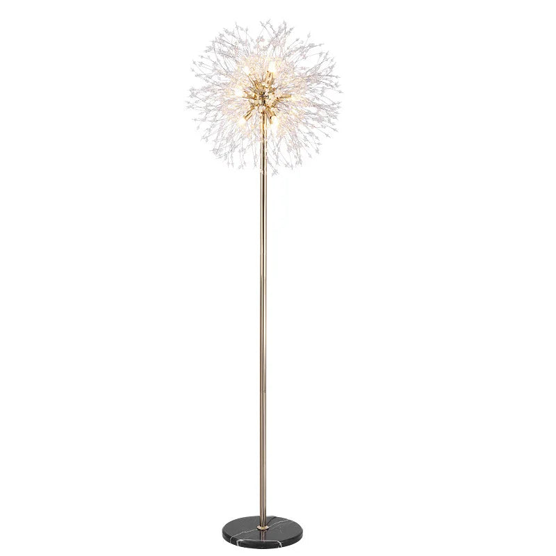 2024 Modern Luxury LED Dandelion Floor Lamp  in Gold