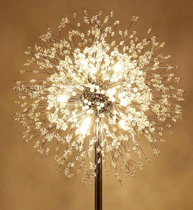 2024 Modern Luxury LED Dandelion Floor Lamp  in Gold