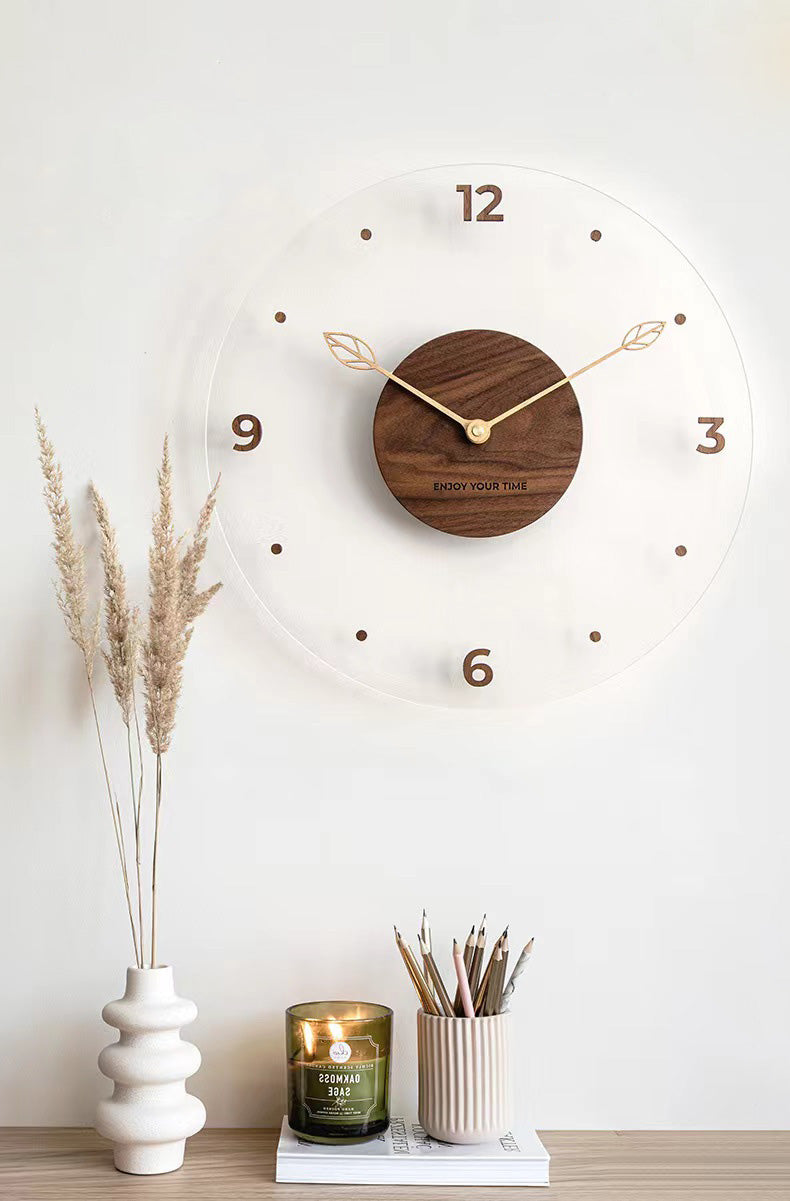 Transparent Acrylic Wall Clock