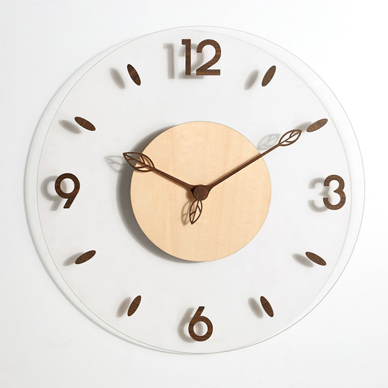 Transparent Acrylic Wall Clock