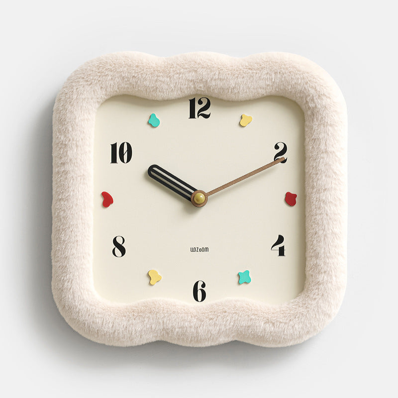 Retro Wall Clock - Plush Contour