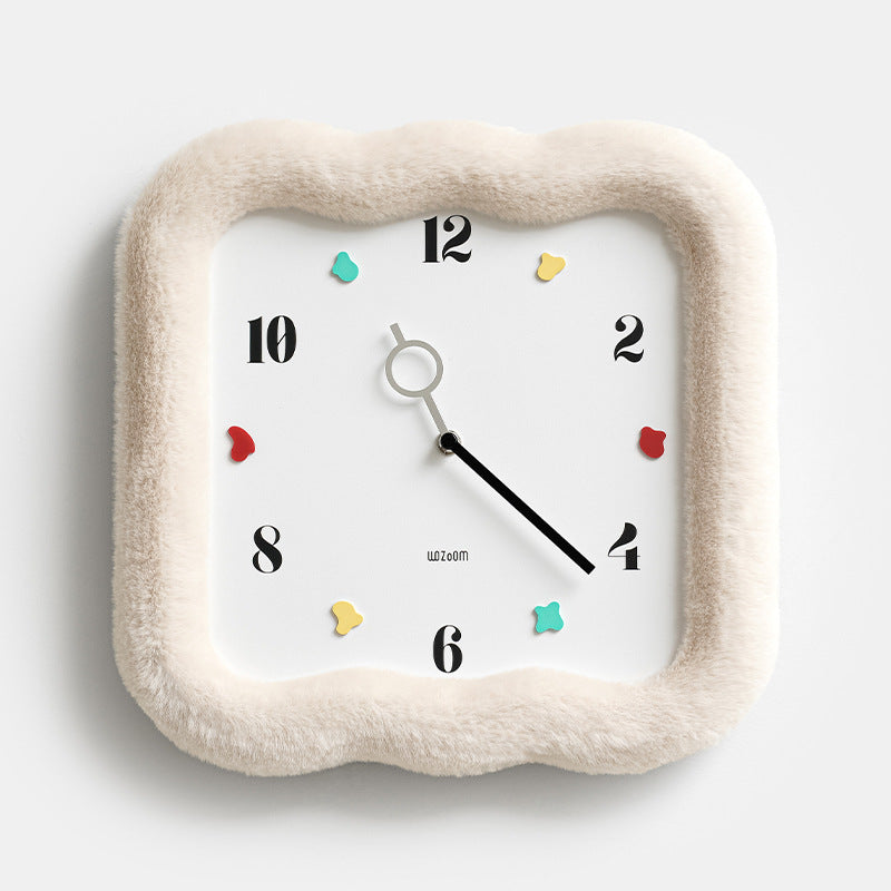 Retro Wall Clock - Plush Contour