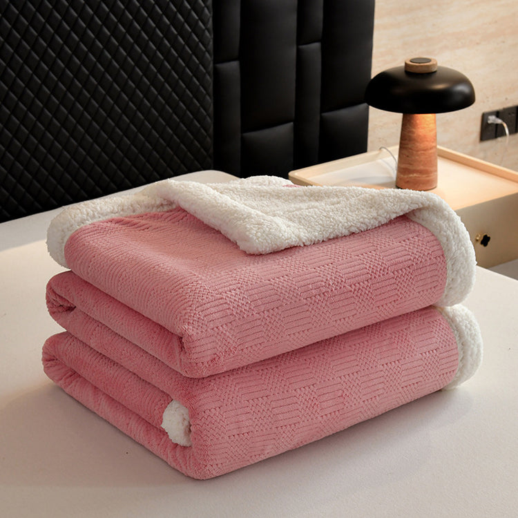 Pink Weighted Blanket Pilow Set