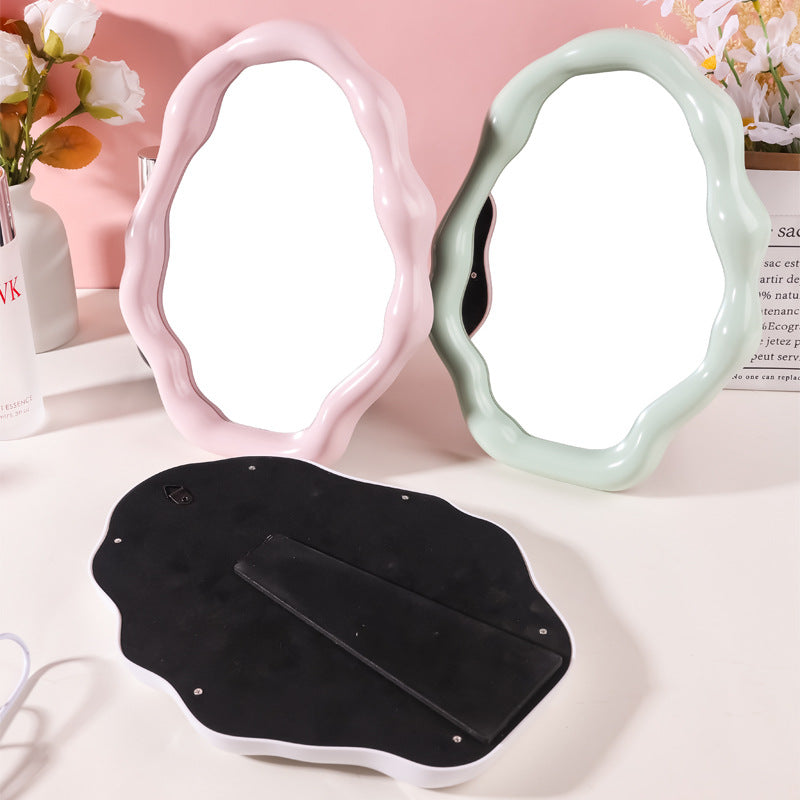 Irregular Vanity Makeup Mirror - Cloud Shape - Glossy Finish