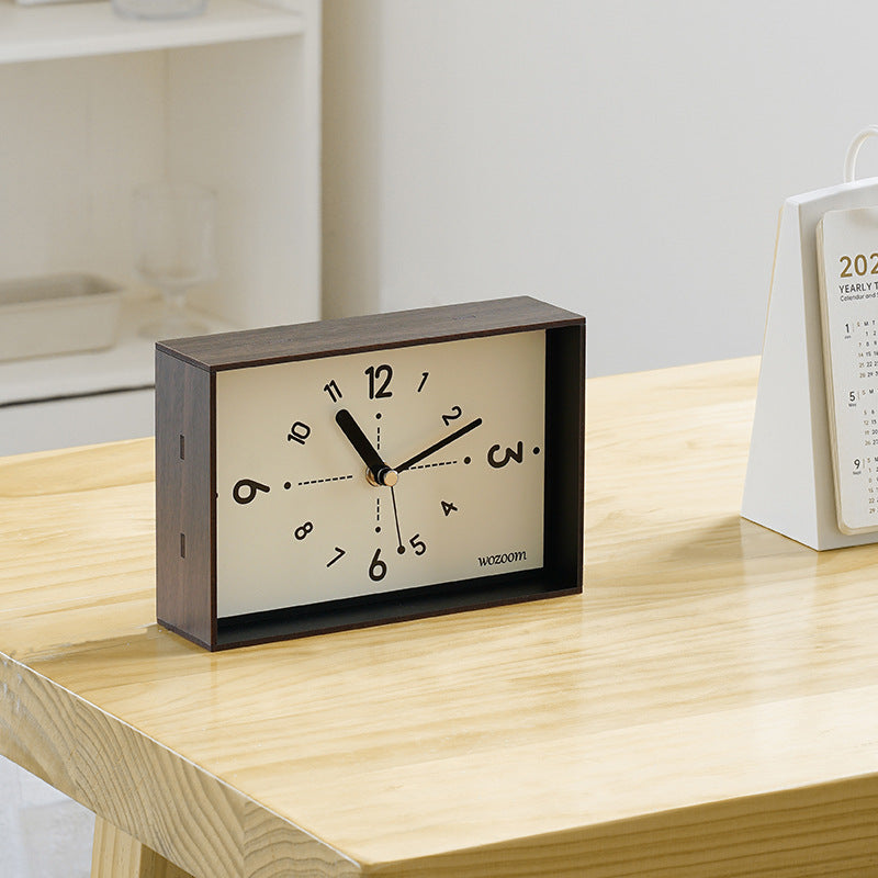 Retro Blue Acrylic Desk Clock