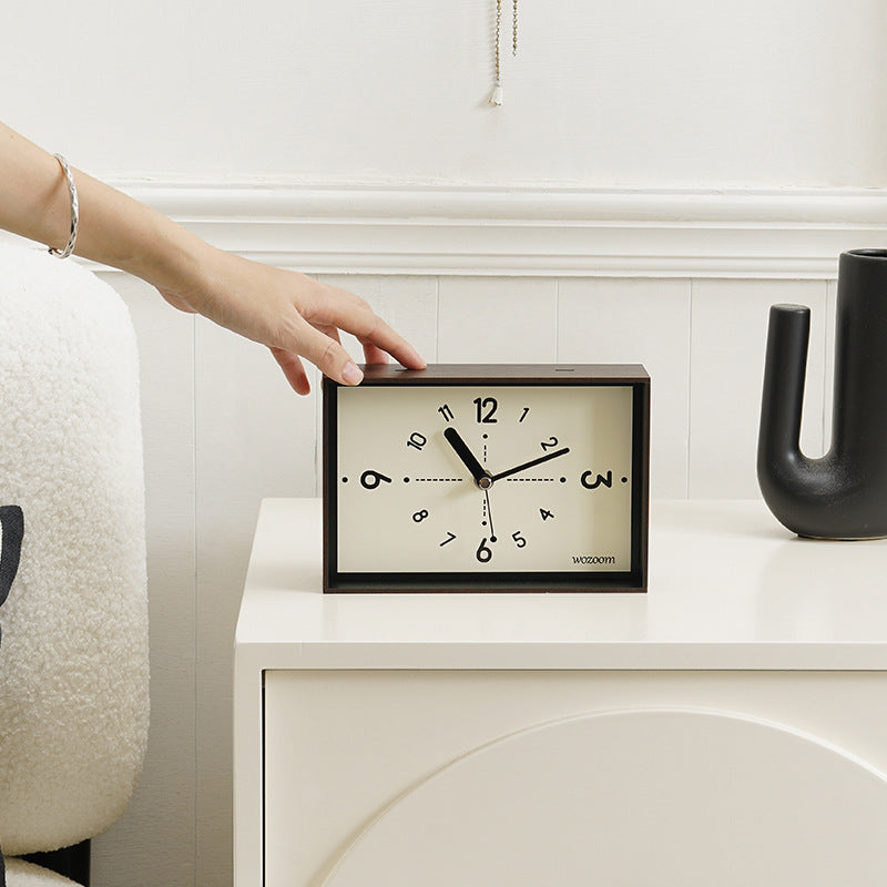 Retro Blue Acrylic Desk Clock