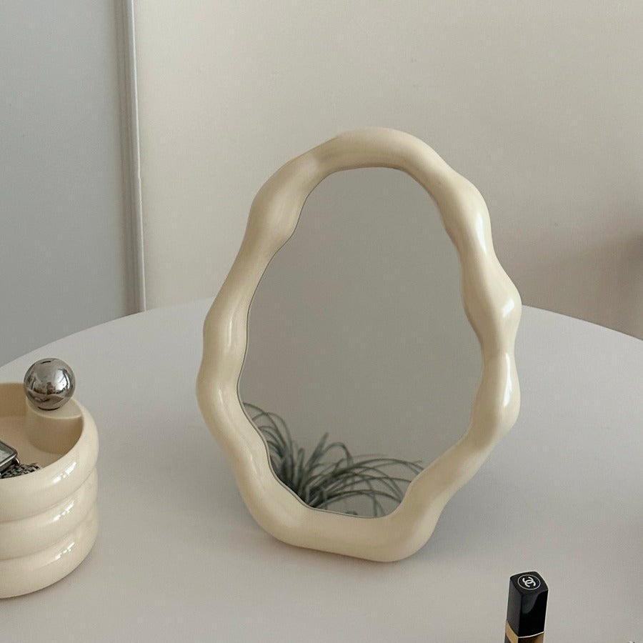 Irregular Vanity Makeup Mirror - Cloud Shape - Glossy Finish