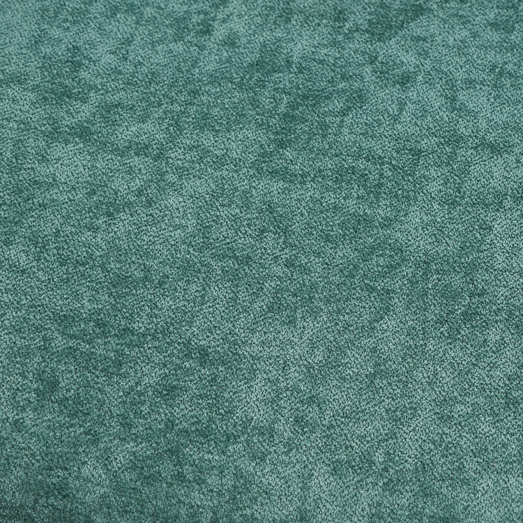 Set of 2 mid century wallnut wood chairs|Curved padded seat and backrest|Emerald green velvet fabric 