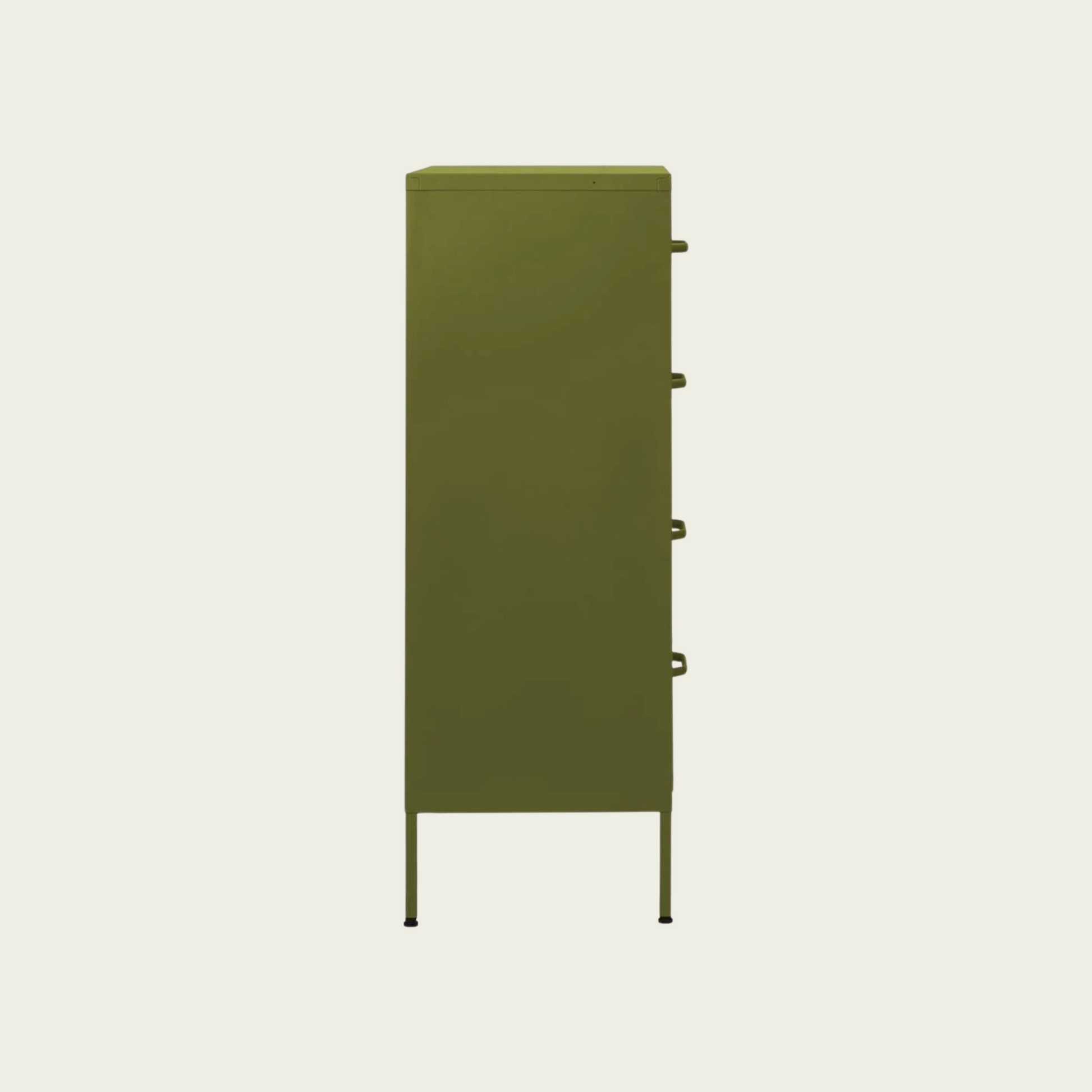 Chest of Drawers Olive Green 31.5"x13.8"x40" Steel