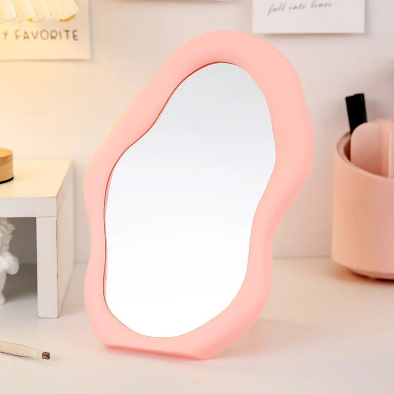 Irregular Vanity Makeup Mirror - Cloud Shape - Mat Finish