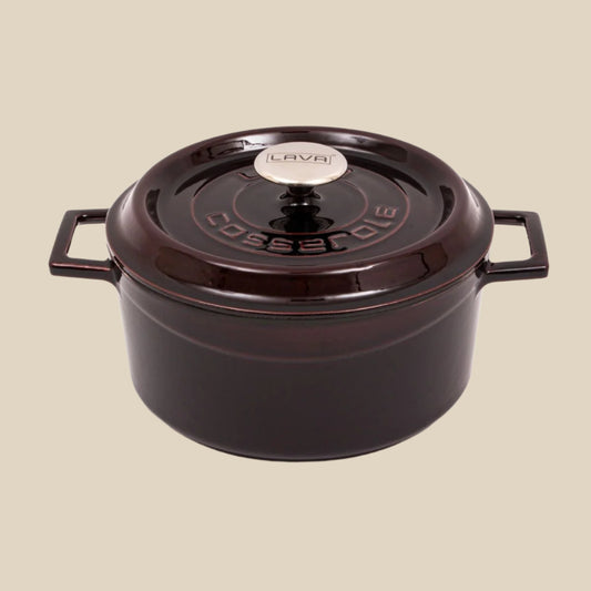 LAVA Premium Round Cast Iron Dutch Oven 24 cm