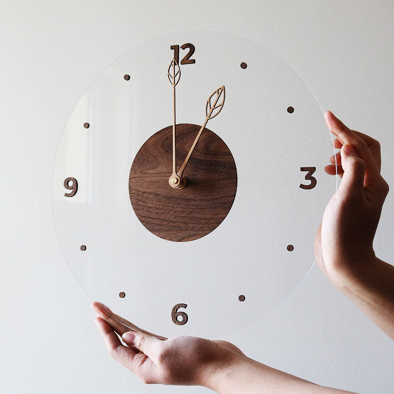 Transparent Acrylic Wall Clock