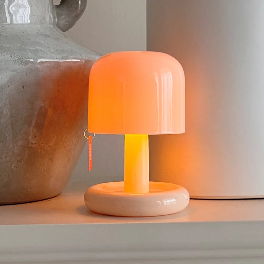 Mushroom sunset light Desk Lamp - USB Rechargeable