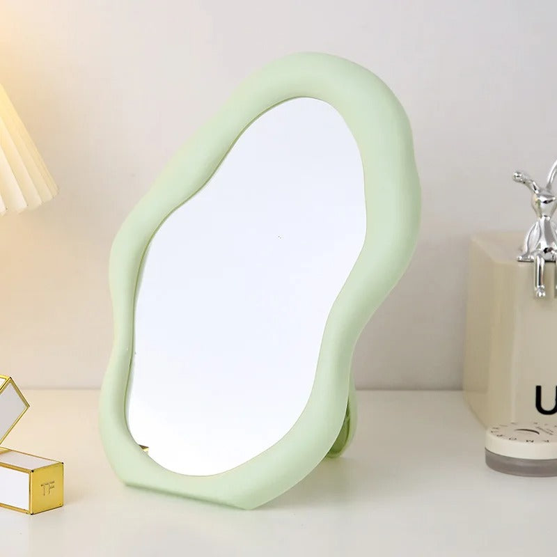 Irregular Vanity Makeup Mirror - Cloud Shape - Mat Finish