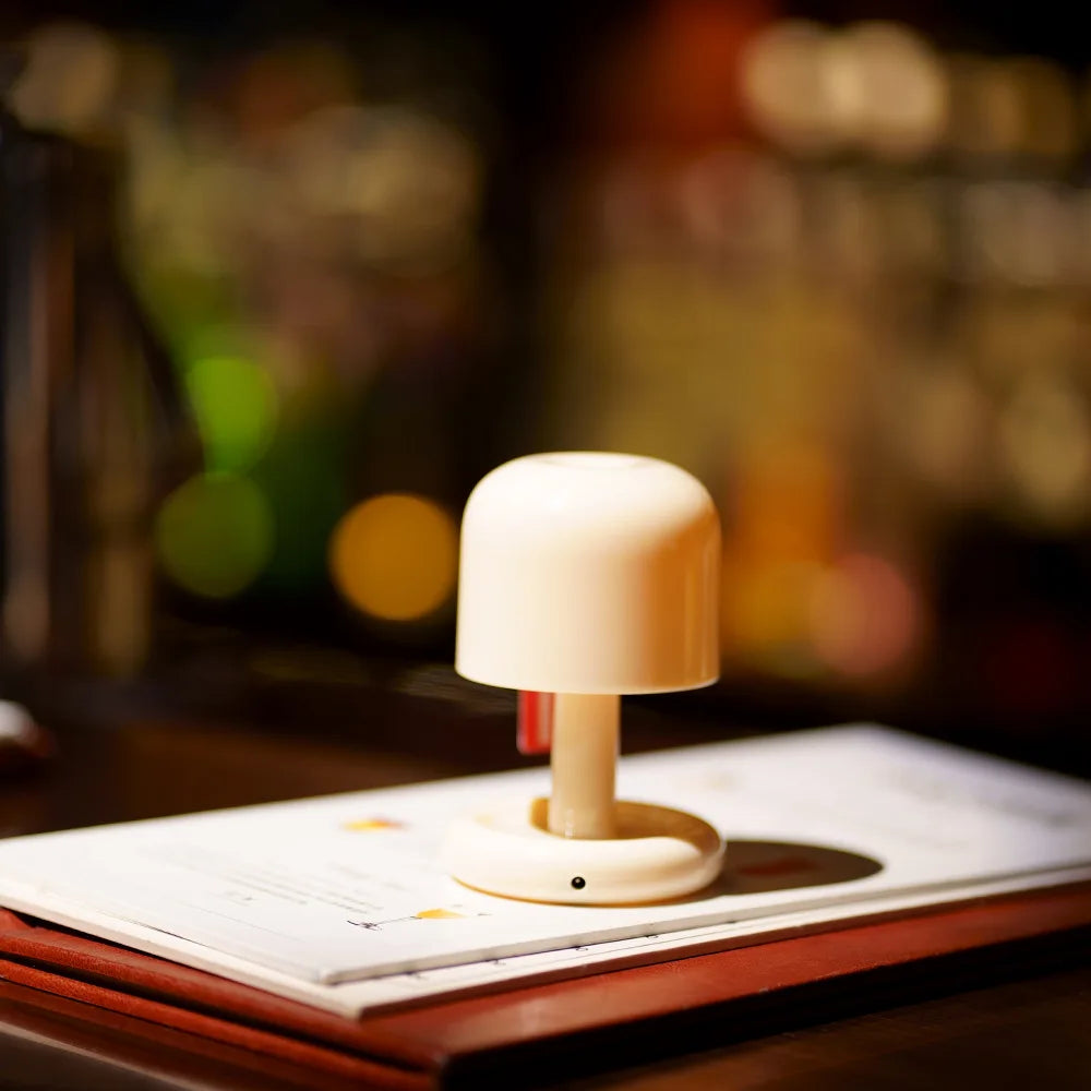 Mushroom sunset light Desk Lamp - USB Rechargeable