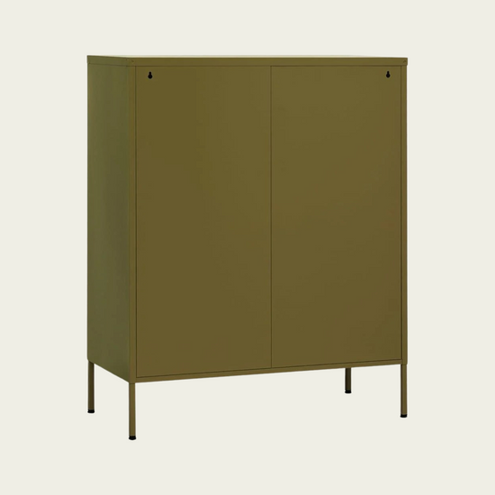 Storage Cabinet Olive Green 31.5"x13.8"x40" Steel