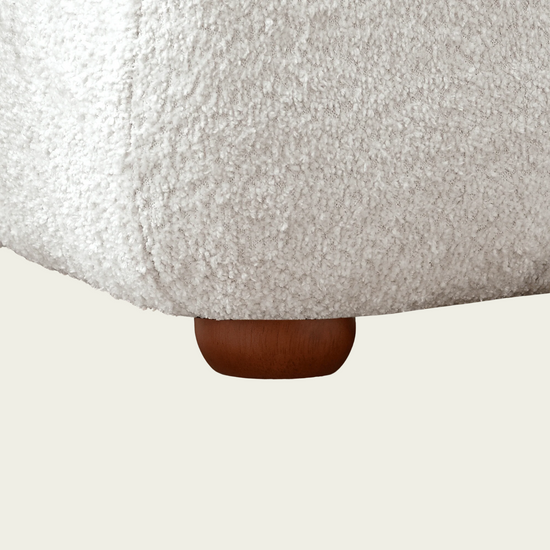 Jasmin 89.7'' Cream Boucle Sofa