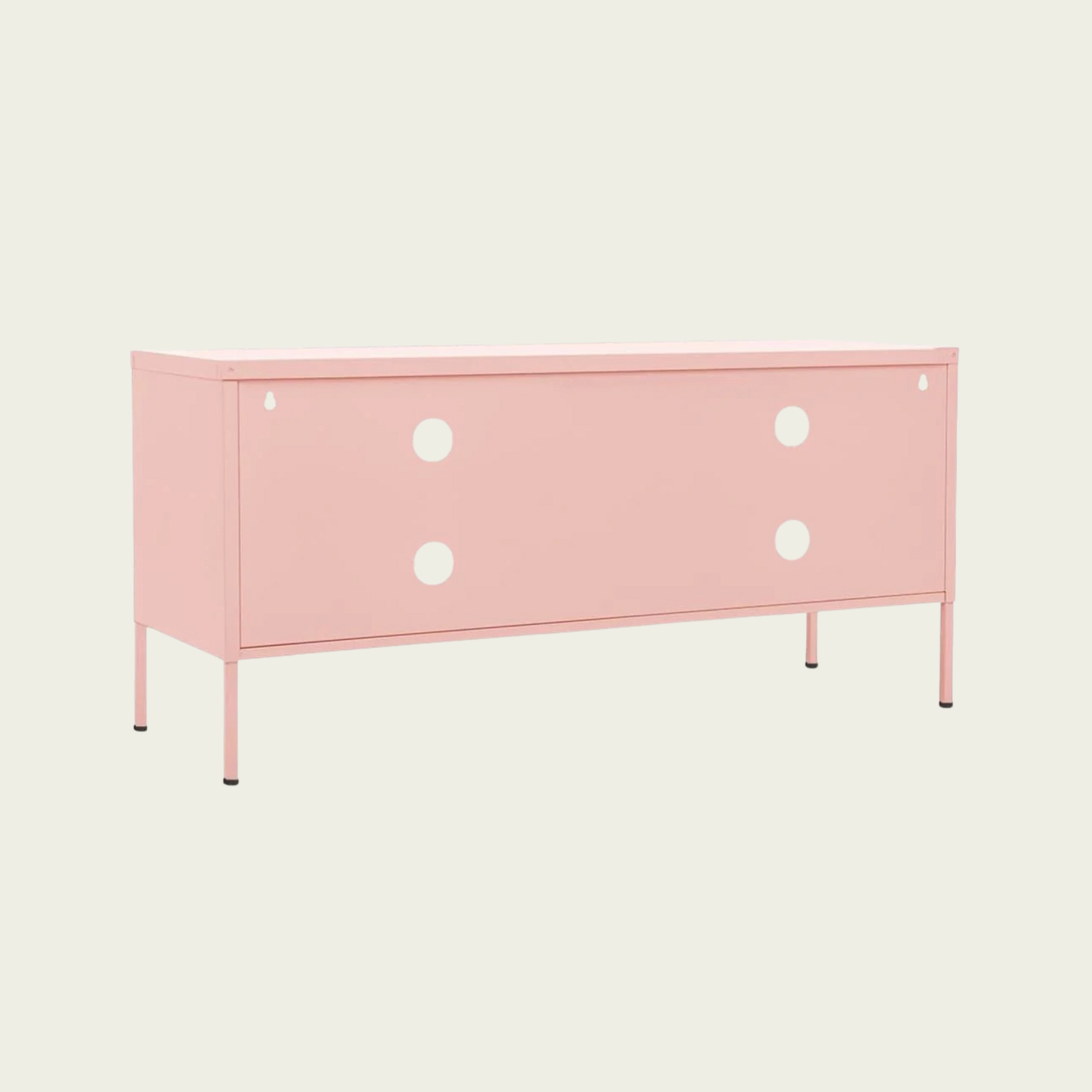 TV Stand Pink 41.3"x13.8"x19.7" Steel