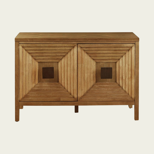 2-Door Accent Cabinet with Adjustable Shelves