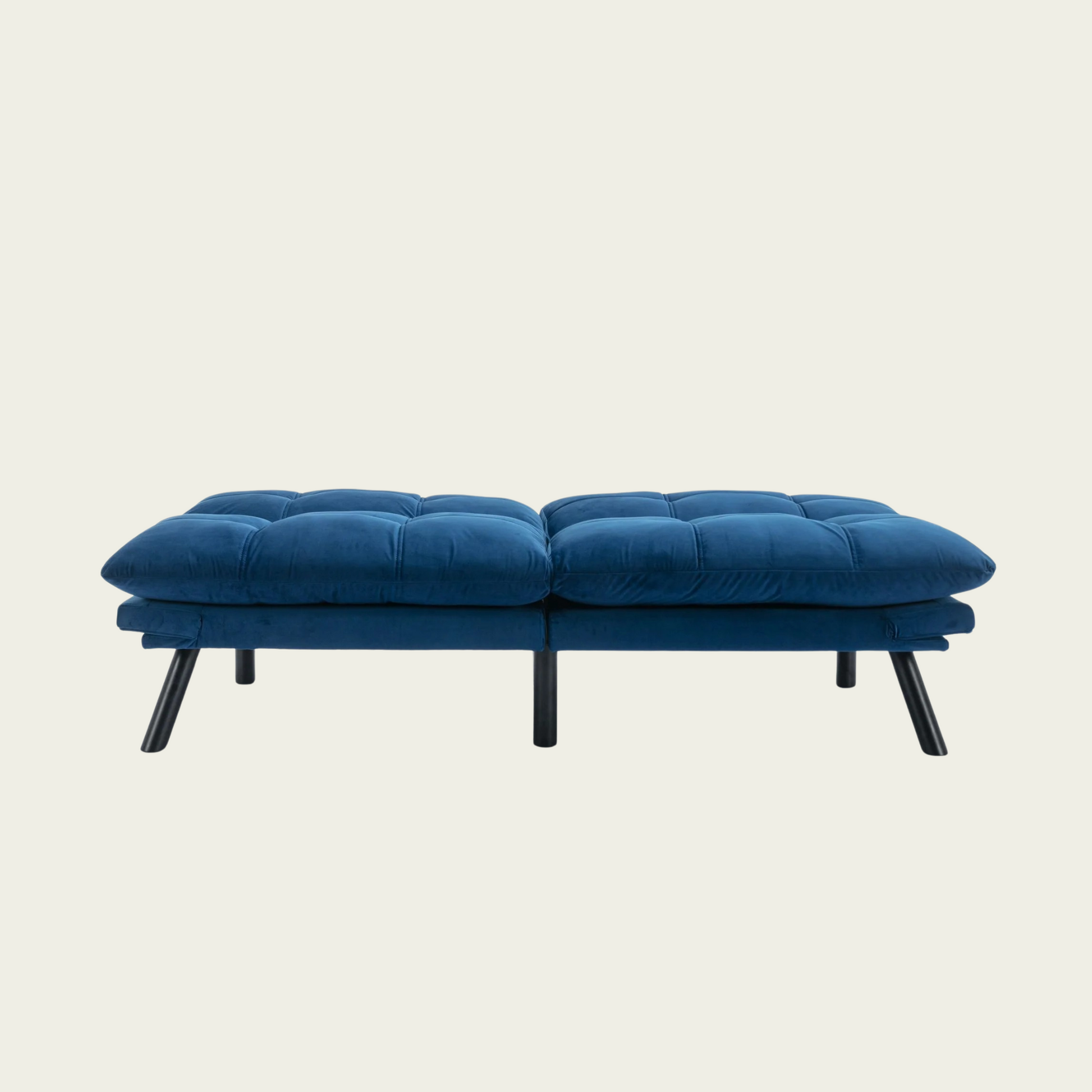 Navy Blue Convertible Folding Modern sofa Bed