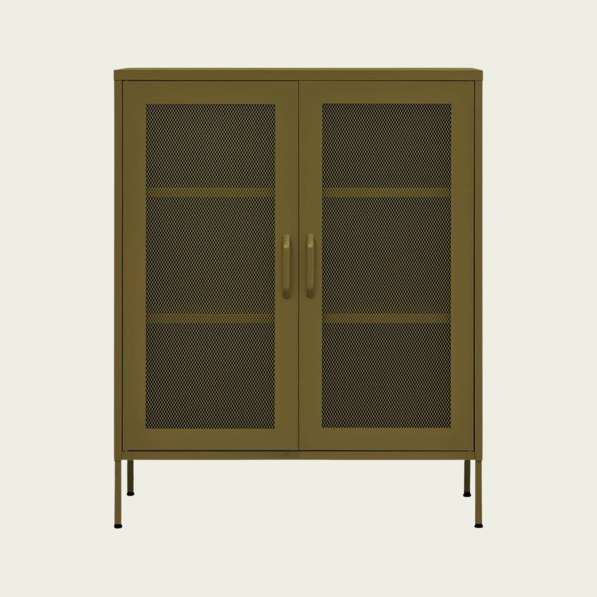 Storage Cabinet Olive Green 31.5"x13.8"x40" Steel