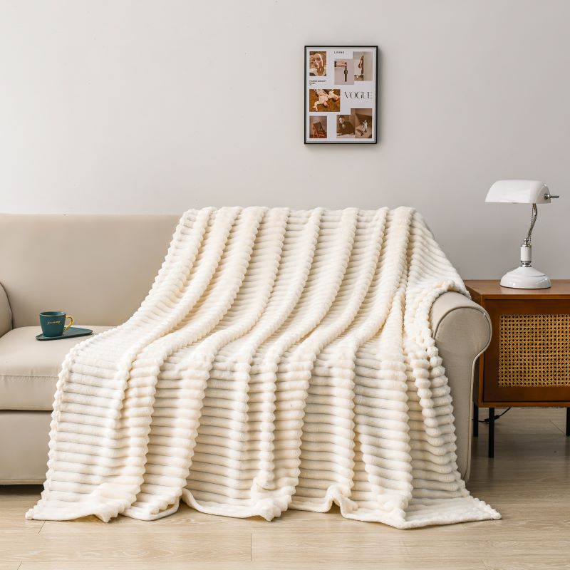 White Flannel Blanket